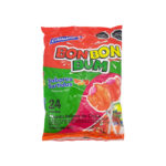 Bom Bom Bum - Sabores Surtidos - Chupeta rellena de chicle - 24 Unidades Neto 480 g