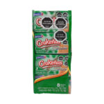 Crakeñas - Galletas integrales con avena, maiz, trigo y miel - 8 Paquetes Contenido neto192 g