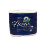 Florax - Papel Higiénico  Doble Hoja - 4 Rollos de 30 Mts
