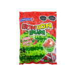 Bom Bom Bum - Sabor sandía - Chupeta rellena de chicle - 24 Unidades Neto 480 g