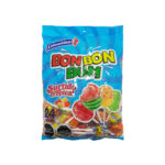 Bom Bom Bum - Surtido tropical - Chupeta rellena de chicle - 24 Unidades Neto 456 g