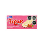 Max - Galletas wafer con crema sabor a fresa - contenido neto 140 g